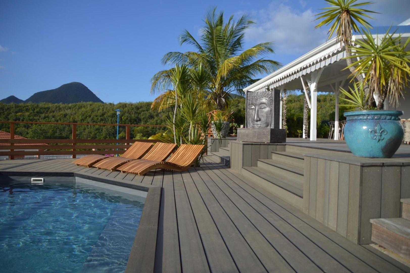 La Villa Coconut Vue A 180° Mer Rocher Du Diamant Le Diamant Ngoại thất bức ảnh